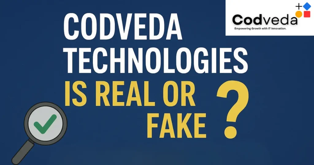 Codveda Technologies is real or fake